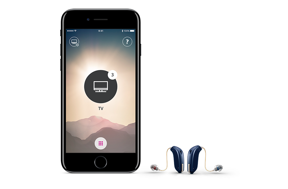 resound app connects to phone clip but not to hearing aid